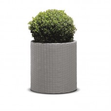 KETER. Ghiveci cilindric gri Cylinder M, 18L..